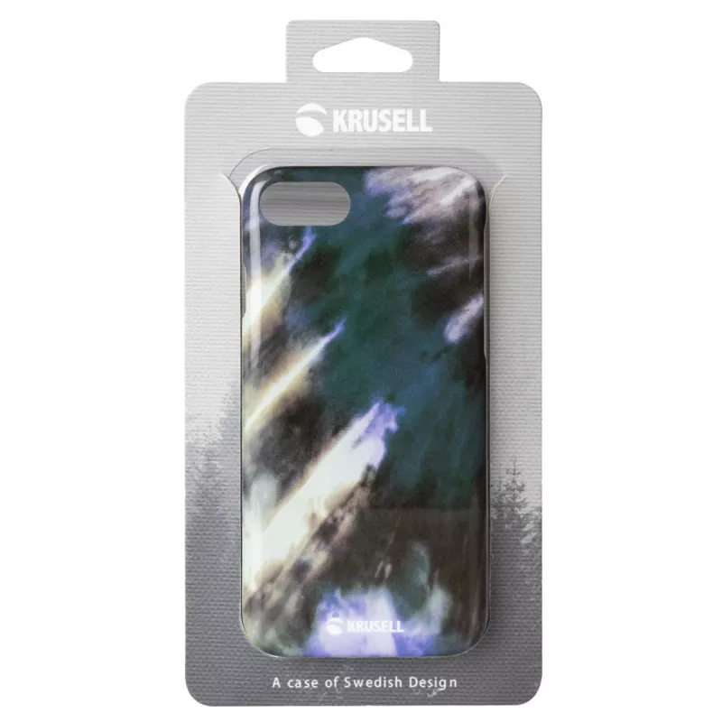 Suojakotelo läppäkannella Krusell Limited Apple iPhone 8/7 – twirl earth -kuosi