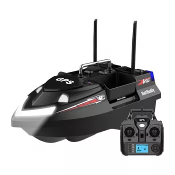 Ruokintavene Flytec V802 PRO 12000mAh musta — Flytec V802 PRO, 12000mAh akku, musta