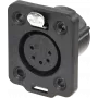 Neutrik NC5FDX-TOP kaapeliliitin XLR musta (NC5FDX-TOP)