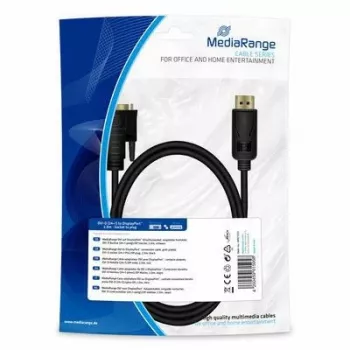 MediaRange MRCS131 videokaapeli-adapteri 2 m DisplayPort DVI-D musta