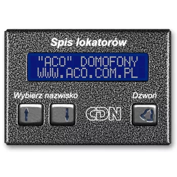 ACO CDN-230E GR elektroninen vuokrailmoitus grafiitti