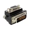 VGA-sovitin DeLOCK DVI-I 15-napainen FM VGA musta