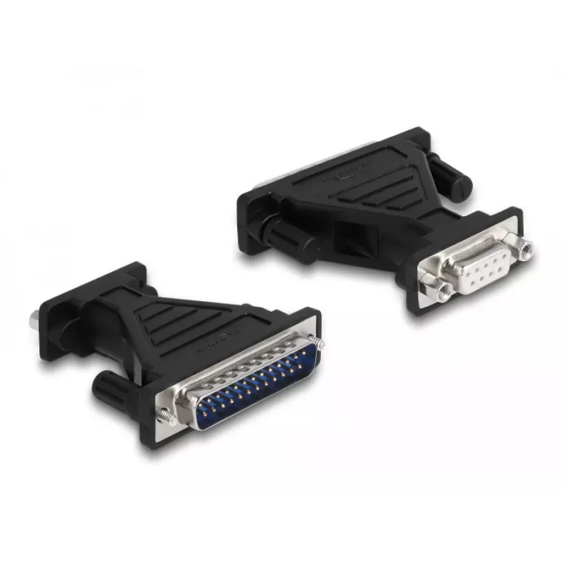 DeLOCK sovitin USB 2.0 Type-A - sarjaportti RS-232 D-Sub 9 + D-Sub 25