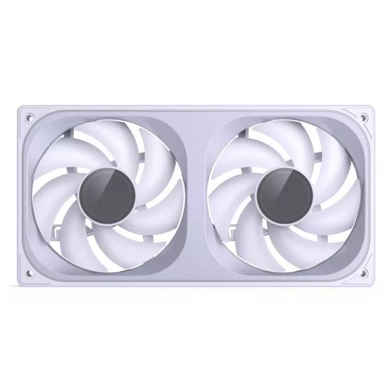 JONSBO ZB-240W 2x120mm ARGB PWM -kotelotuulettimet – valkoinen