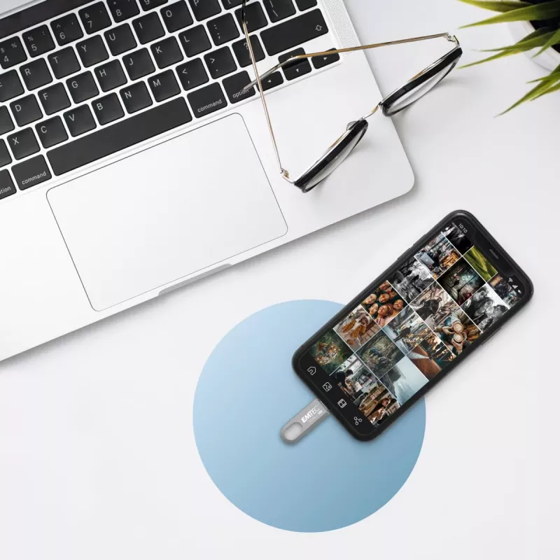 USB-muistitikku Emtec 64 GB USB Type-A USB Type-C D280
