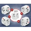 Matka-adapteri GEMBIRD TPA-EU2A1C15-01-W – 15W, Type-E-pistoke, 2× USB-A + 1× USB-C, 100–250V