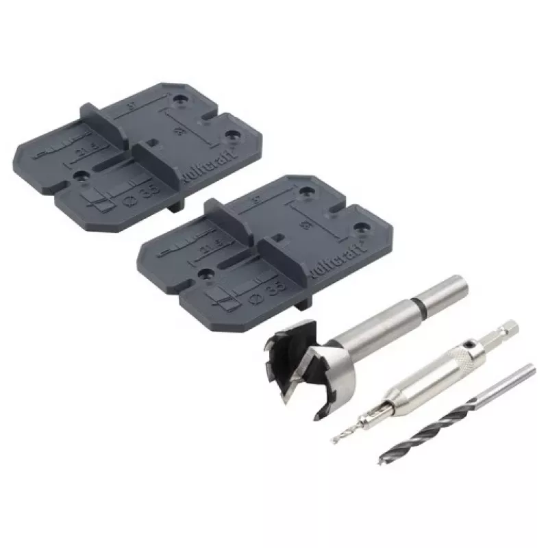 Wolfcraft saranareikien poraussarja 35 mm, 5 kpl (4656000)