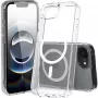 Nevox StyleShell SHOCKFlex - iPhone 16e/17e MagSafe-yhteensopiva läpinäkyvä