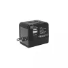 Matkasovitin SBOX TA-23 kaksois-USB-laturilla ja yleisellä pistokeyhteensopivuudella