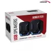 Audiocore AC865B 2.0 USB-tietokonekaiuttimet, 6 W, musta/sininen