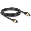 Verkkokaapeli DeLOCK RJ45 Cat.6A uros urokseen S/FTP 2 m musta