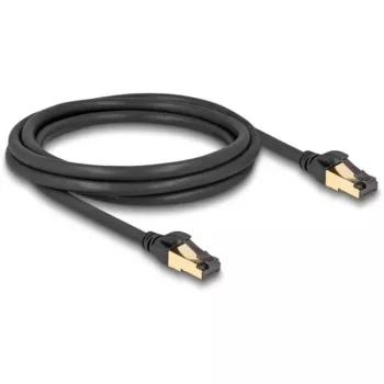 Verkkokaapeli DeLOCK RJ45 Cat.6A uros urokseen S/FTP 2 m musta
