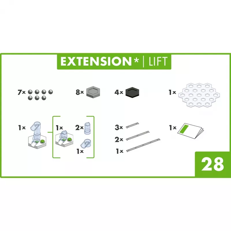 GraviTrax laajennus Lift Ravensburger 22419 monivärinen