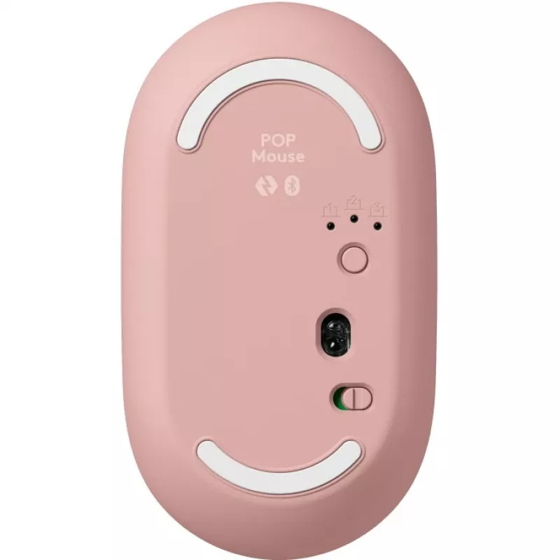 Logitech POP Icon Combo - näppäimistö-hiiri-sarja - langaton - Bluetooth LE - QWERTY - US International - rosé, Off-White (920-013142)