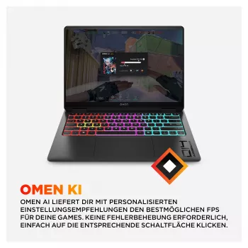 HP OMEN Transcend pelikannettava 14-fb1075ng 14 3K OLED U7-255H 32GB/1TB SSD RTX5060 Win11 - BV8C5EA - ABD (BV8C5EA#ABD)