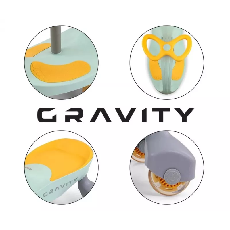 Gravity ride Gravity lime-keltainen