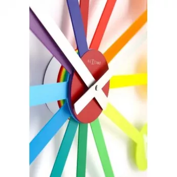 NeXtime kello 2995di Colour Guide, Ø 60 cm, seinäkello, monivärinen