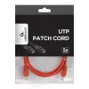 Patch-kaapeli CAT5E UTP 1,5m/punainen PP12-1.5M/R Gembird
