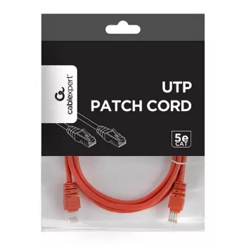Patch-kaapeli CAT5E UTP 1,5m/punainen PP12-1.5M/R Gembird