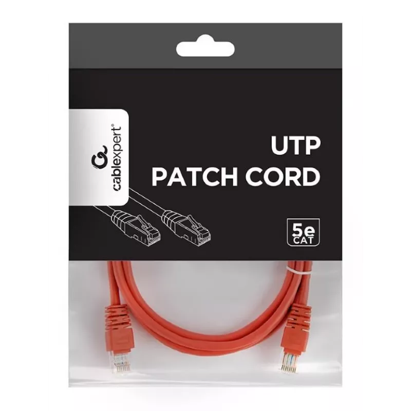 Patch-kaapeli CAT5E UTP 1,5m/punainen PP12-1.5M/R Gembird