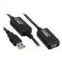 USB-kaapeli Kindermann 5771000115 USB 2.0 15 m musta