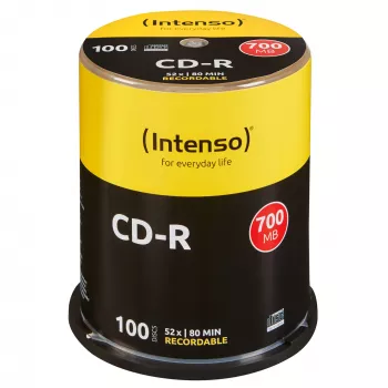 CD-R Intenso 700MB 52x 100 kpl
