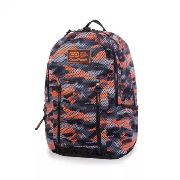 Reppu CoolPack Impact II Camo Mesh oranssi