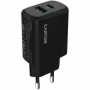 CANYON laturi OnCharge 250 25W 1xPD 1xQC EU musta