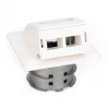 Digitus FTTH kuitu- uppoasennusseinärasia DN-93201 SC/LC-adapteri 86x30x86mm