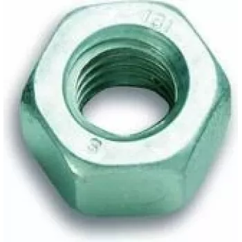 Kuusiomutteri cimco M4, galvanoitu teräs, metallipinta, 1 kpl