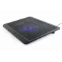 Laptop-teline Gembird NBS-1F15-04 kannettaville enintään 15 inch , musta, ABS, 330×250×25 mm