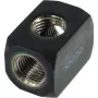 Alphacool HF liitäntäterminaali TEE T-haara pyöreä G1/4 - Deep Black (17030)