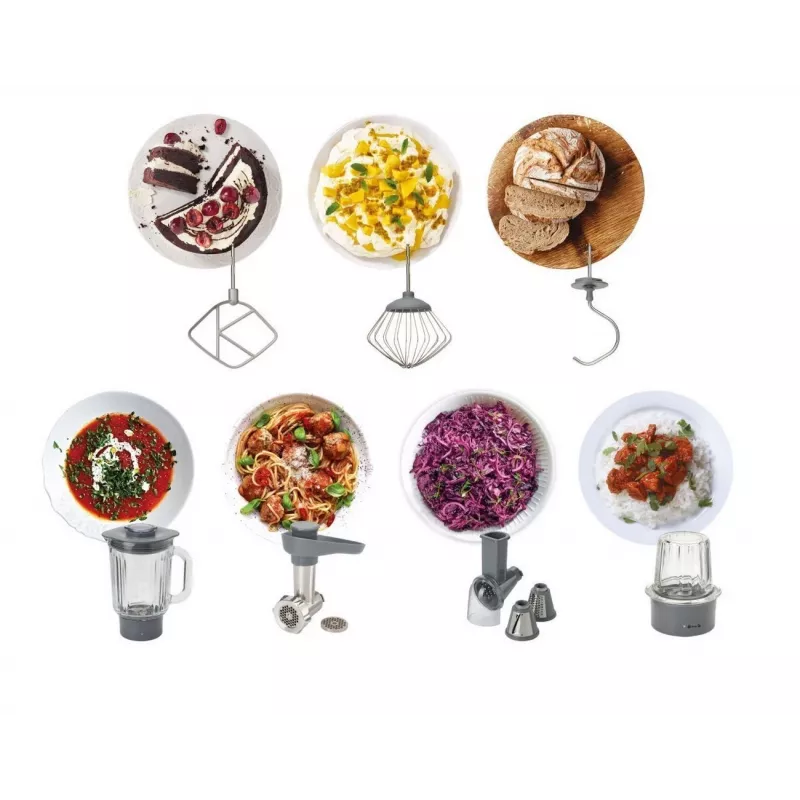 Kenwood Prospero+ -yleiskone 1000 W 4,3 L hopea, ruostumaton teräs, integroitu vaaka