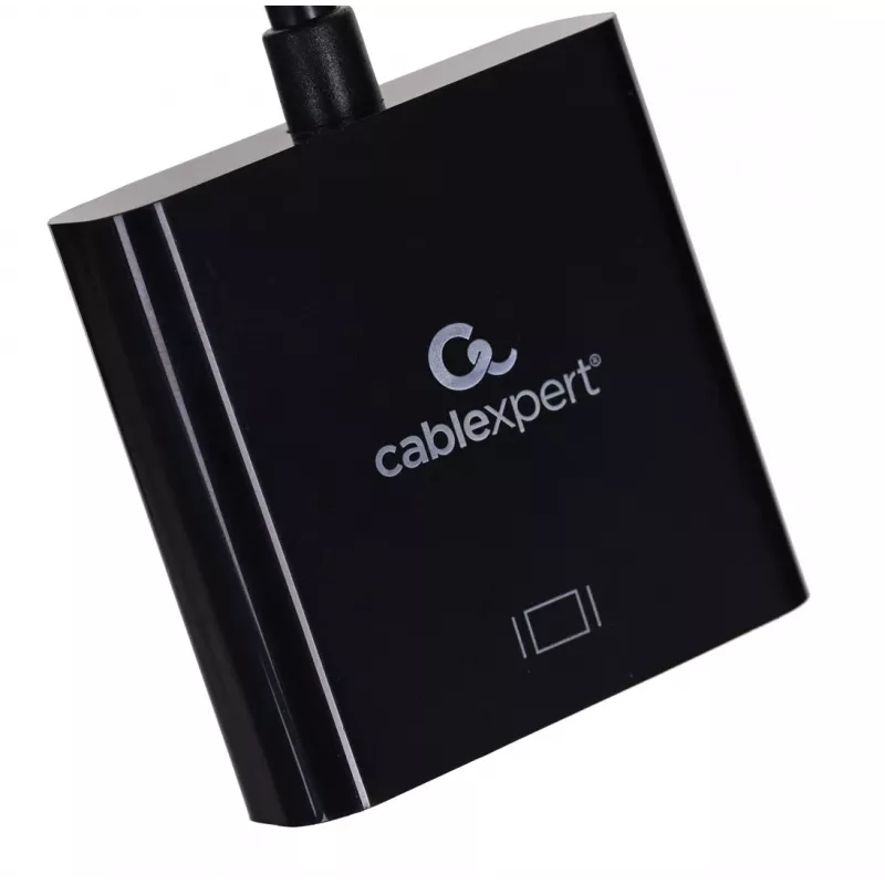 USB Type-C - HDMI -sovitin Gembird A-CM-HDMIF-03, USB 2.0/3.2 Gen2, 3840×2160@30Hz, musta