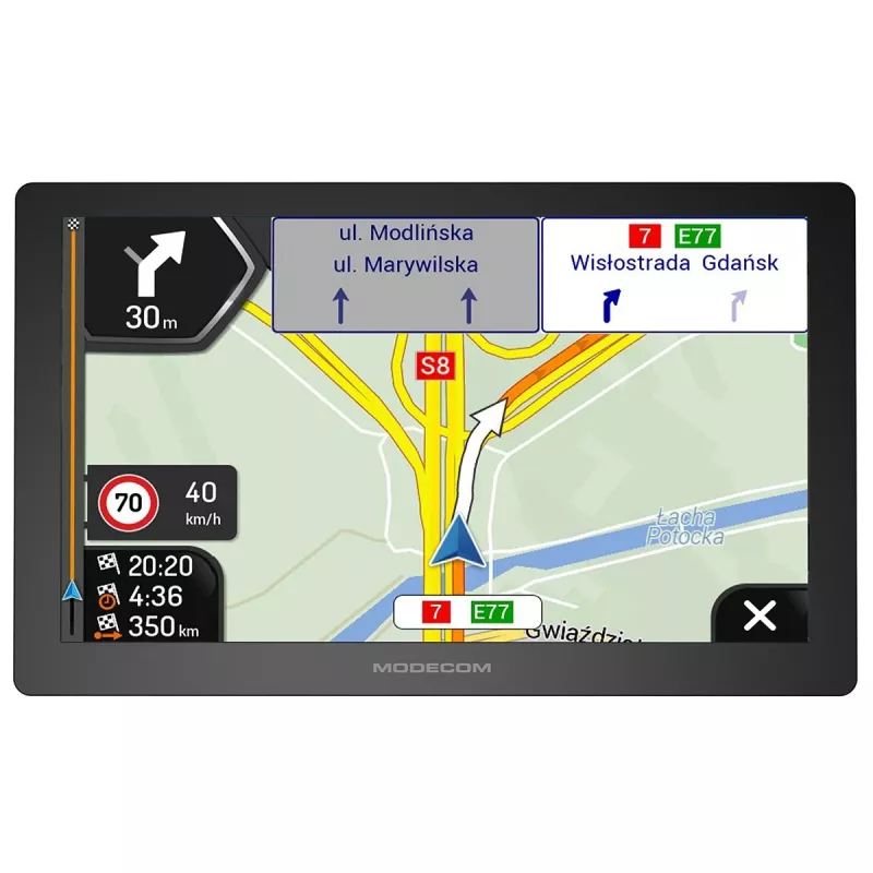 Modecom FreeWAY CX 9.4 autonavigaattori, iGO Navigation Truck Europe, vuosittainen päivitys