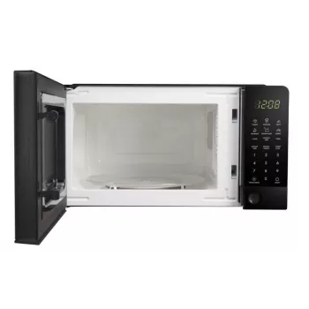 Yksinmikroaaltouuni ESPERANZA EKO009 — 700 W, 20 L, LED-näyttö, kosketusohjaus, 24,5 cm lasinen kiertolevy, musta