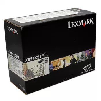 Lexmark X654X31E -värikasetti 15000 sivua musta