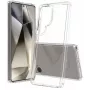 Screenor Bumper 25636SB suojakotelo Samsung Galaxy S25 Ultra -puhelimelle, läpinäkyvä