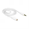 Audiokaapeli 3,5 mm M-F DeLOCK 83767 2 m valkoinen