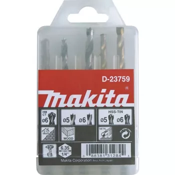 Makita poranteräsarja - 5-osainen - 5 mm 6 mm