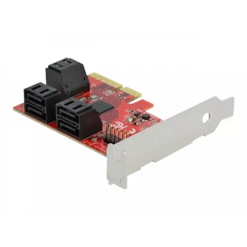 SATA PCI Express x4 -kortti DeLOCK 6 porttia Low Profile -muotokerroin