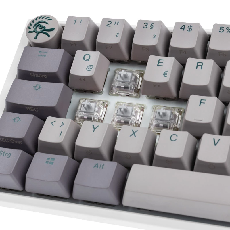 Ducky One 3 SF näppäimistö pelaaminen USB QWERTZ saksa harmaa