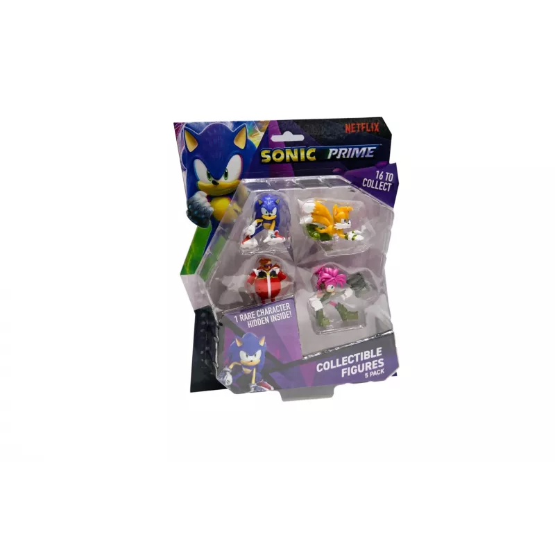 SONIC PRIME - 5 figuurin sekalainen pakkaus