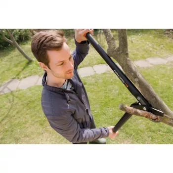 Fiskars 1000584 ohileikkaavat oksasakset musta oranssi