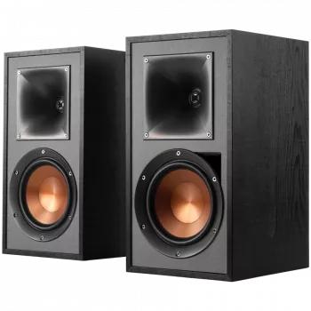 Aktiivinen hyllykaiutin KLIPSCH R-51PM — langallinen ja langaton, 120 W, musta/kupari