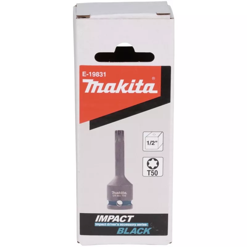 makita Impact Black 1/2 Torx hylsyavain koko: T50 pituus: 78,0 mm (E-19831)