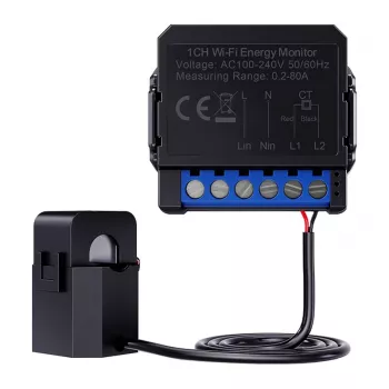 Energiamittari Avatto ZWPM16-1 kaksisuuntainen 16A 230V DIN-kiskoasennus
