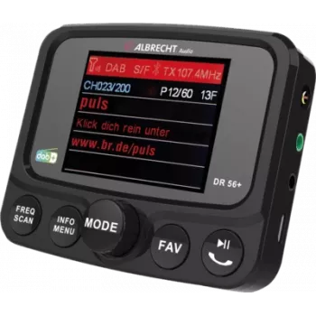 Albrecht DR56+ DAB+ autoradiosovitin / handsfree-laite