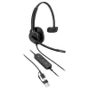 Johdollinen monofoninen USB-kuulokemikrofoni HP Poly Mission 415 — kevyt 99 g, yhden korvan malli
