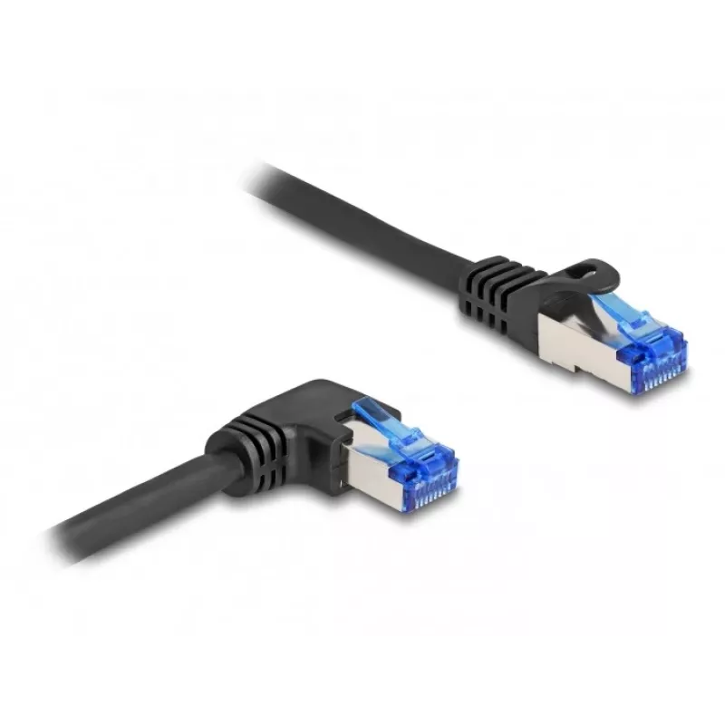 Verkkokaapeli DeLOCK RJ45 Cat.6A S/FTP 0,5 m musta